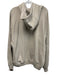 Adidas Size L Beige Cotton Blend Solid Hoodie Athleisure Men's Jacket Beige / L