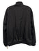 EA7 Size XXL Black Synthetic Solid Athletic Zip Up Men's Jacket Black / XXL