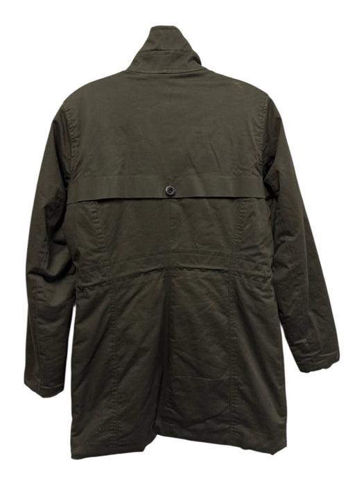 G Star Raw Size S Dark Green Cotton Zip Up Long Sleeve Puff Buttons Jacket Dark Green / S