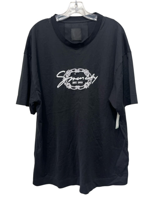 Givenchy Size XXL Black & White Cotton Graphic Men's Short Sleeve Black & White / XXL