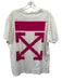 Off White Size XL White & Multi Cotton Graphic Men's Short Sleeve White & Multi / XL