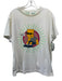 Off White Size XL White & Multi Cotton Graphic Men's Short Sleeve White & Multi / XL