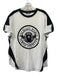 Balmain Size XXL Black & White Cotton Men's Short Sleeve Black & White / XXL