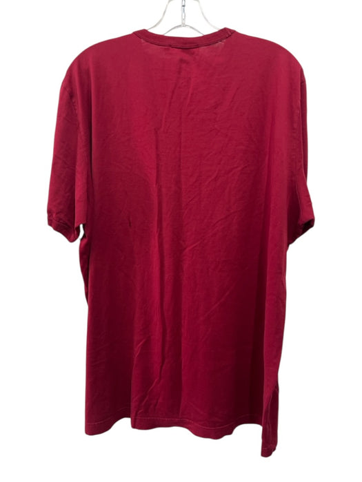 Dolce & Gabbana Size 58 Red & Black Cotton Graphic Men's Short Sleeve Red & Black / 58