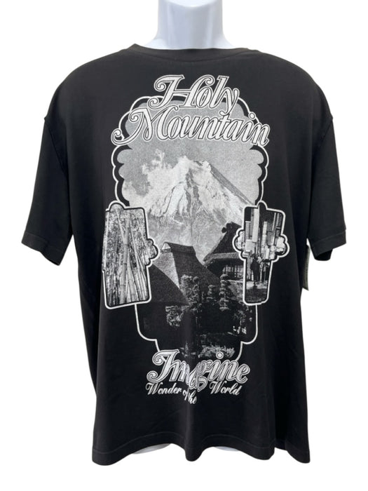 Louis Vuitton Size XXL Black, White & Gray Cotton Graphic Men's Short Sleeve Black, White & Gray / XXL