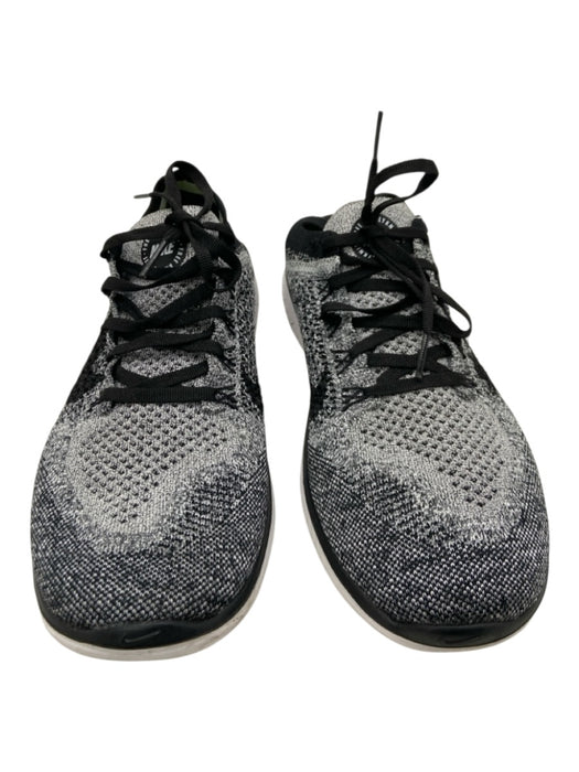 Nike Shoe Size 9 Black & Gray Synthetic Knit Lace Up Men's Sneakers Black & Gray / 9