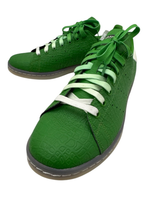 Adidas Shoe Size 9 Green Leather Embossed Low Top Men's Sneakers Green / 9