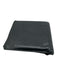 Prada AS IS Black Leather Silver Hardware Men's Wallet Black