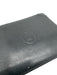 Cartier AS IS Black Leather Silver Hardware Men's Wallet Black