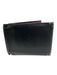 Cartier AS IS Black Leather Silver Hardware Men's Wallet Black