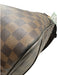 Louis Vuitton Brown & Beige Leather Damier Zip Pockets Men's Bag Brown & Beige