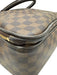Louis Vuitton Brown & Beige Leather Damier Zip Pockets Men's Bag Brown & Beige
