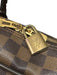 Louis Vuitton Brown & Beige Leather Damier Zip Pockets Men's Bag Brown & Beige