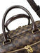 Louis Vuitton Brown & Beige Leather Damier Zip Pockets Men's Bag Brown & Beige