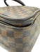 Louis Vuitton Brown & Beige Leather Damier Zip Pockets Men's Bag Brown & Beige