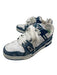 Louis Vuitton Shoe Size 8 AS IS Blue & White Canvas & Leather Monogram Shoes Blue & White / 8