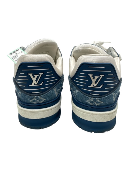 Louis Vuitton Shoe Size 8 AS IS Blue & White Canvas & Leather Monogram Shoes Blue & White / 8