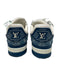 Louis Vuitton Shoe Size 8 AS IS Blue & White Canvas & Leather Monogram Shoes Blue & White / 8