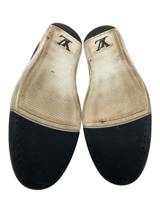 Louis Vuitton Shoe Size 8 AS IS White, Black, Gray Leather Damier Low Top Shoes White, Black, Gray / 8