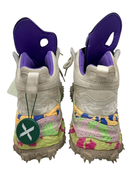 Nike / Off White Shoe Size 9 Gray & Multi-Color Suede Lace Up Ankle High Shoes Gray & Multi-Color / 9