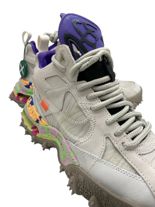 Nike / Off White Shoe Size 9 Gray & Multi-Color Suede Lace Up Ankle High Shoes Gray & Multi-Color / 9
