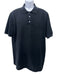 Louis Vuitton Size 4L Black Cotton Polo Men's Short Sleeve Black / 4L