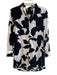 Sanctuary Size XS Black & White No Fabric Tag Collared Button Up Romper Black & White / XS