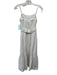 Rails Size XS Ivory Rayon & Linen Sleeveless Quarter Button Belt Incl. Dress Ivory / XS