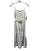 Rails Size XS Ivory Rayon & Linen Sleeveless Quarter Button Belt Incl. Dress Ivory / XS