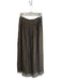 Zadig & Voltaire Size 40 Black & Green Viscose Back Zip Sheer Overlay Maxi Skirt Black & Green / 40