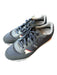 Hugo Boss Shoe Size 43 Navy & Red Pleather Rubber Sole Lace Up Men's Sneakers Navy & Red / 43