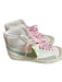 Nike Shoe Size 10 AS IS White & Green Leather Suede Detail High Top Sneakers White & Green / 10