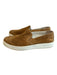 Prada Shoe Size 37.5 Light Brown Suede Slip On Flat Stretch Panel Shoes Light Brown / 37.5