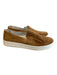 Prada Shoe Size 37.5 Light Brown Suede Slip On Flat Stretch Panel Shoes Light Brown / 37.5