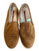 Prada Shoe Size 37.5 Light Brown Suede Slip On Flat Stretch Panel Shoes Light Brown / 37.5