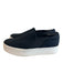 Vince Shoe Size 37.5 Black Canvas Slip On Flat Stretch Panel Shoes Black / 37.5