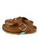 Birkenstock Shoe Size 37.5 Light Brown Leather goldtone hardware Buckle Shoes Light Brown / 37.5