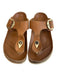 Birkenstock Shoe Size 37.5 Light Brown Leather goldtone hardware Buckle Shoes Light Brown / 37.5