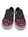 Vans Shoe Size 7.5 Black, Red, White Canvas Hearts Low Top Slip On Sneakers Black, Red, White / 7.5