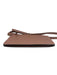 Tory Burch Pink Beige Leather Gold Tone Hardware Zip Close Crossbody Bag Pink Beige / One Size