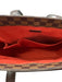 Louis Vuitton Brown Coated Canvas Leather trim Damier Ebene Magnetic Close Bag Brown / Medium