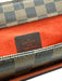 Louis Vuitton Brown Coated Canvas Leather trim Damier Ebene Magnetic Close Bag Brown / Medium
