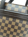Louis Vuitton Brown Coated Canvas Leather trim Damier Ebene Magnetic Close Bag Brown / Medium