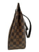 Louis Vuitton Brown Coated Canvas Leather trim Damier Ebene Magnetic Close Bag Brown / Medium