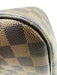 Louis Vuitton Brown Coated Canvas Leather trim Damier Ebene Magnetic Close Bag Brown / Medium