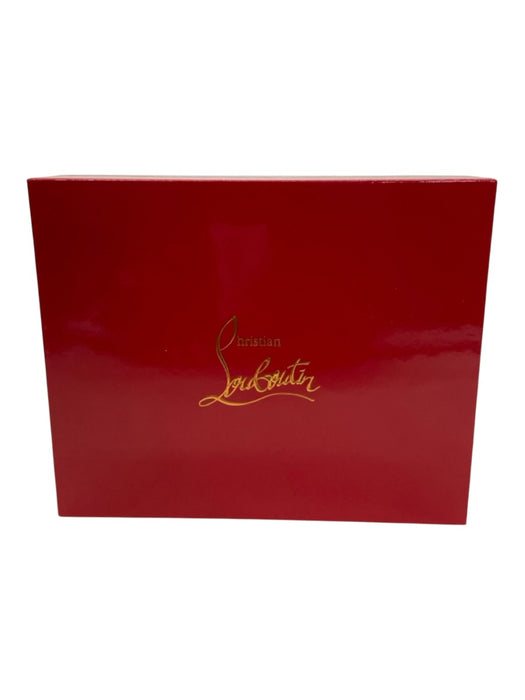 Christian Louboutin Red & Gold Glass & Metal Set Of 3 Perfume Red & Gold