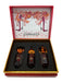 Christian Louboutin Red & Gold Glass & Metal Set Of 3 Perfume Red & Gold