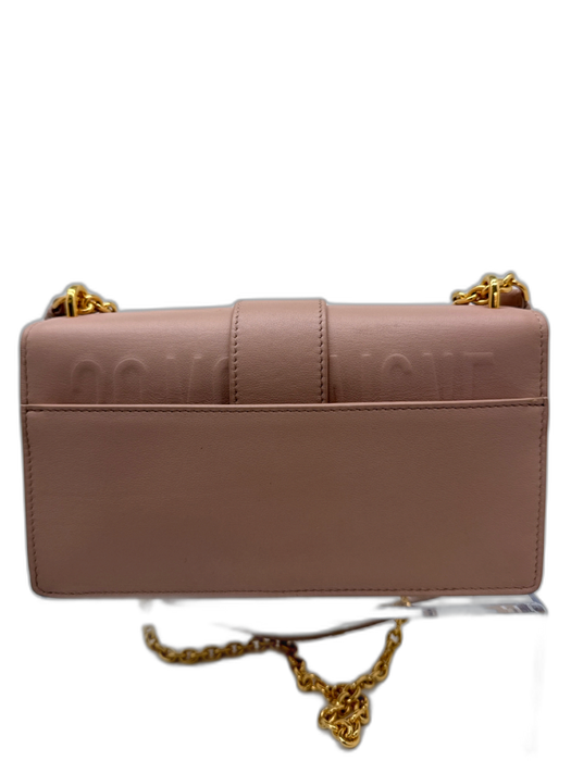 Christian Dior Mauve Pink Leather GHW Chain Strap Crossbody Bag Mauve Pink / S