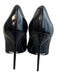 Burberry Shoe Size 38 Black Leather Pointed Toe Patent Bow Stiletto Heels Black / 38