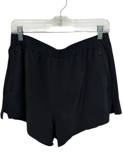 Outdoor Voices Size L Black Recycled Polyester Drawstring Athletic Shorts Black / L